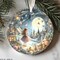 Fairy Christmas Ceramic Ornament Set of 2, 4, or 6 Ornaments product 2